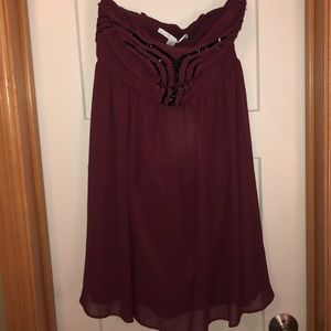 (Size 10) maroon formal dress